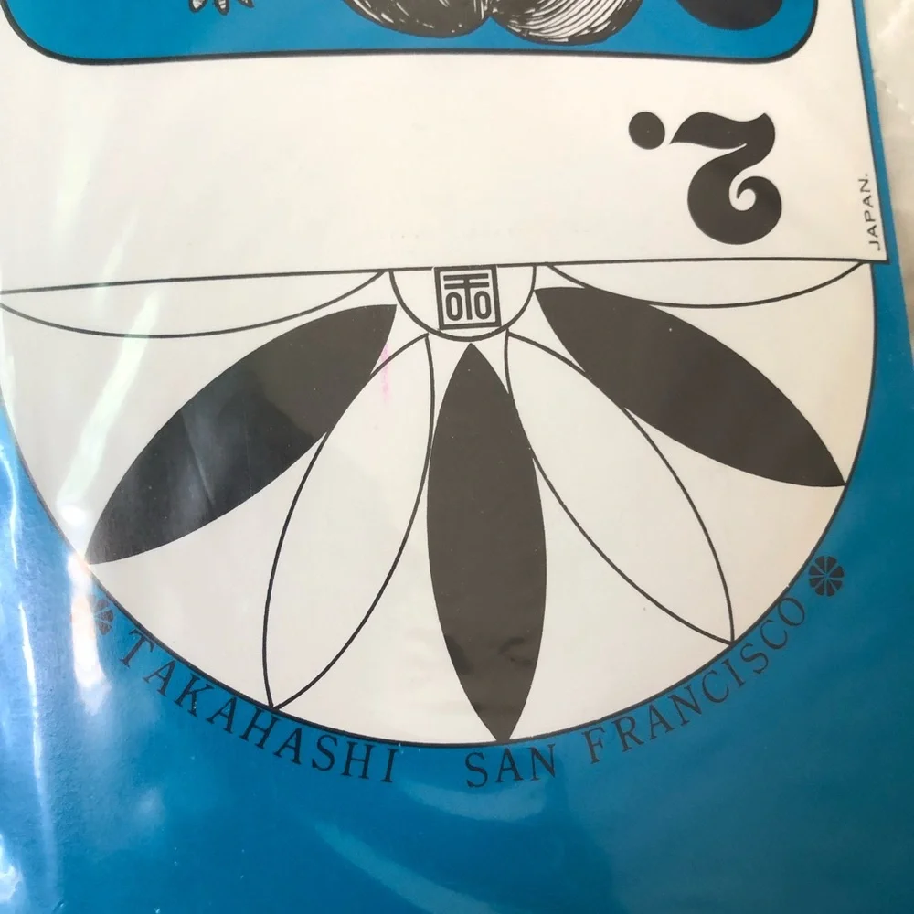 Vintage 1965 Takahashi San Francisco Paper Flowers Pkg of 12 NEW sealed RARE!
